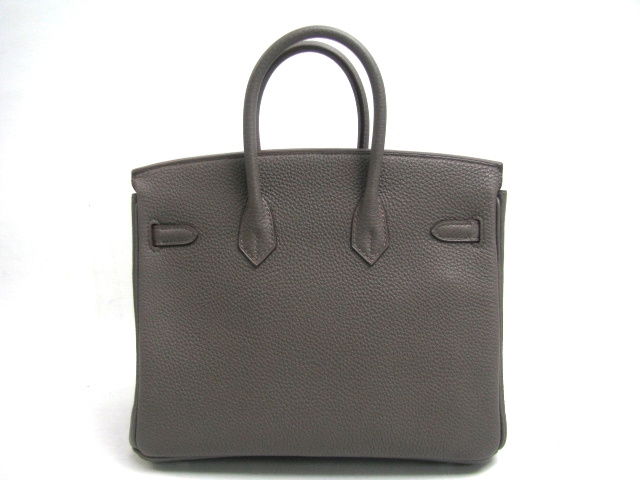 エルメス バーキン25(トゴ/エタン/シルバー/金具)